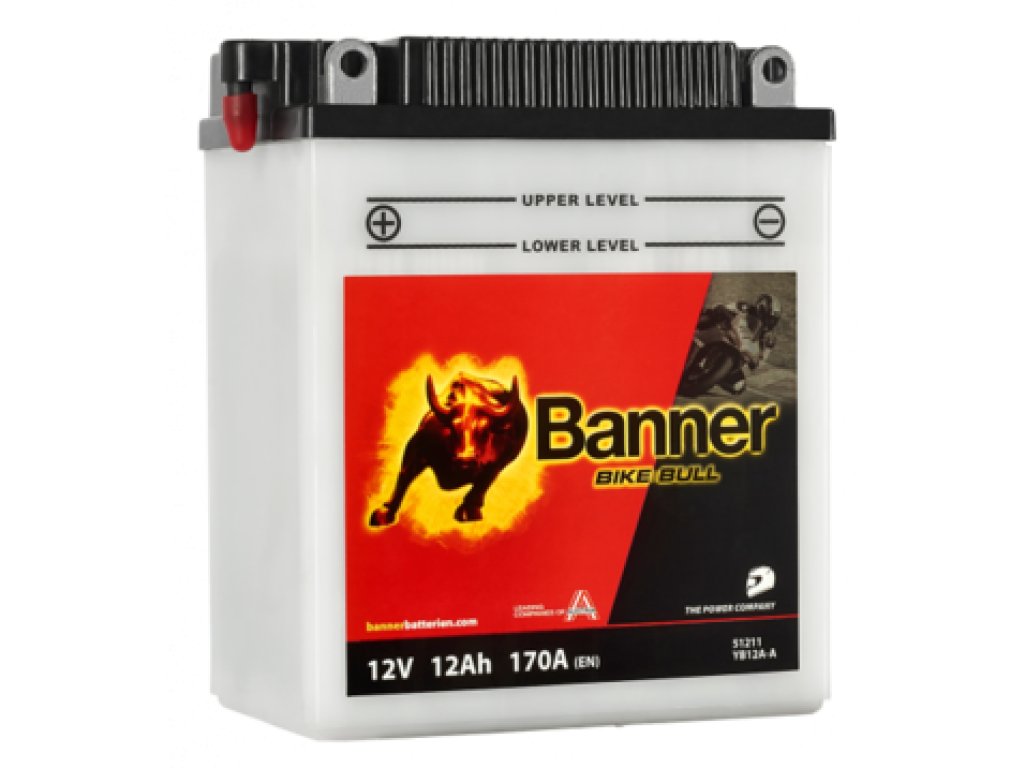 Banner Moto BIKE Bull 51211  12V 12Ah  YB12A-A