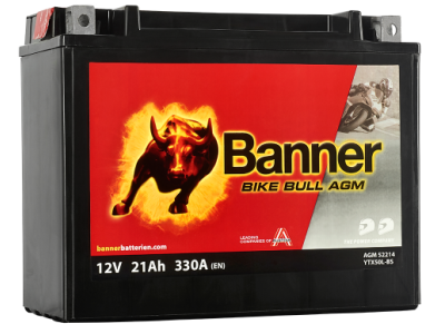 Banner Moto BIKE Bull 52214 AGM YTX50L-BS