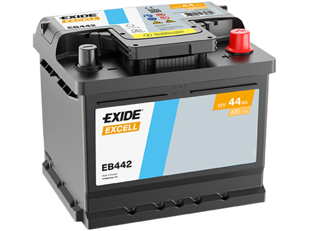 EXIDE Excell 12V 44Ah  EB 442