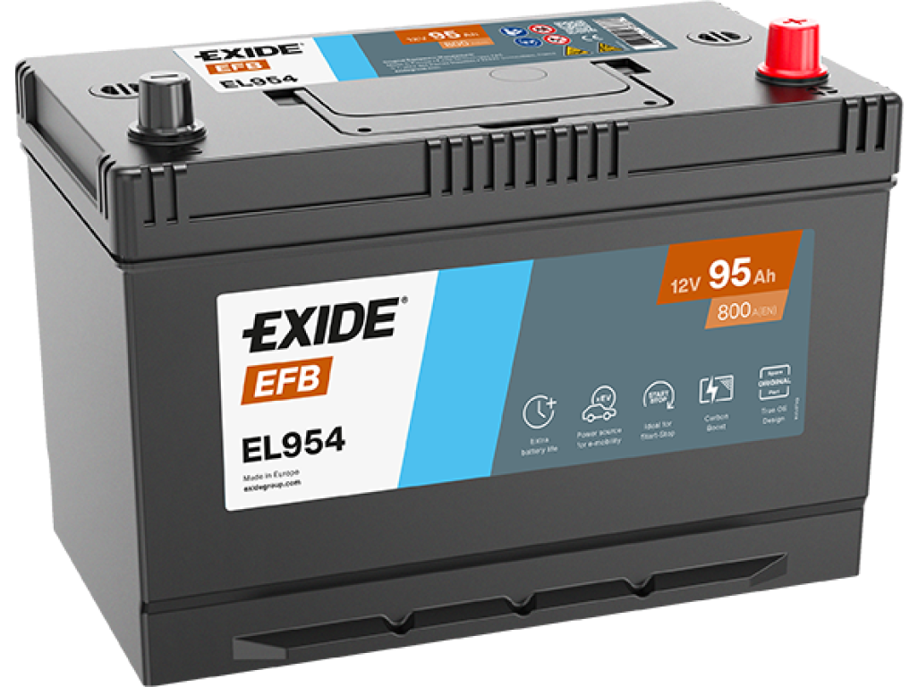 EXIDE Start - Stop   95 Ah EFB EL 954 306*173*222 P